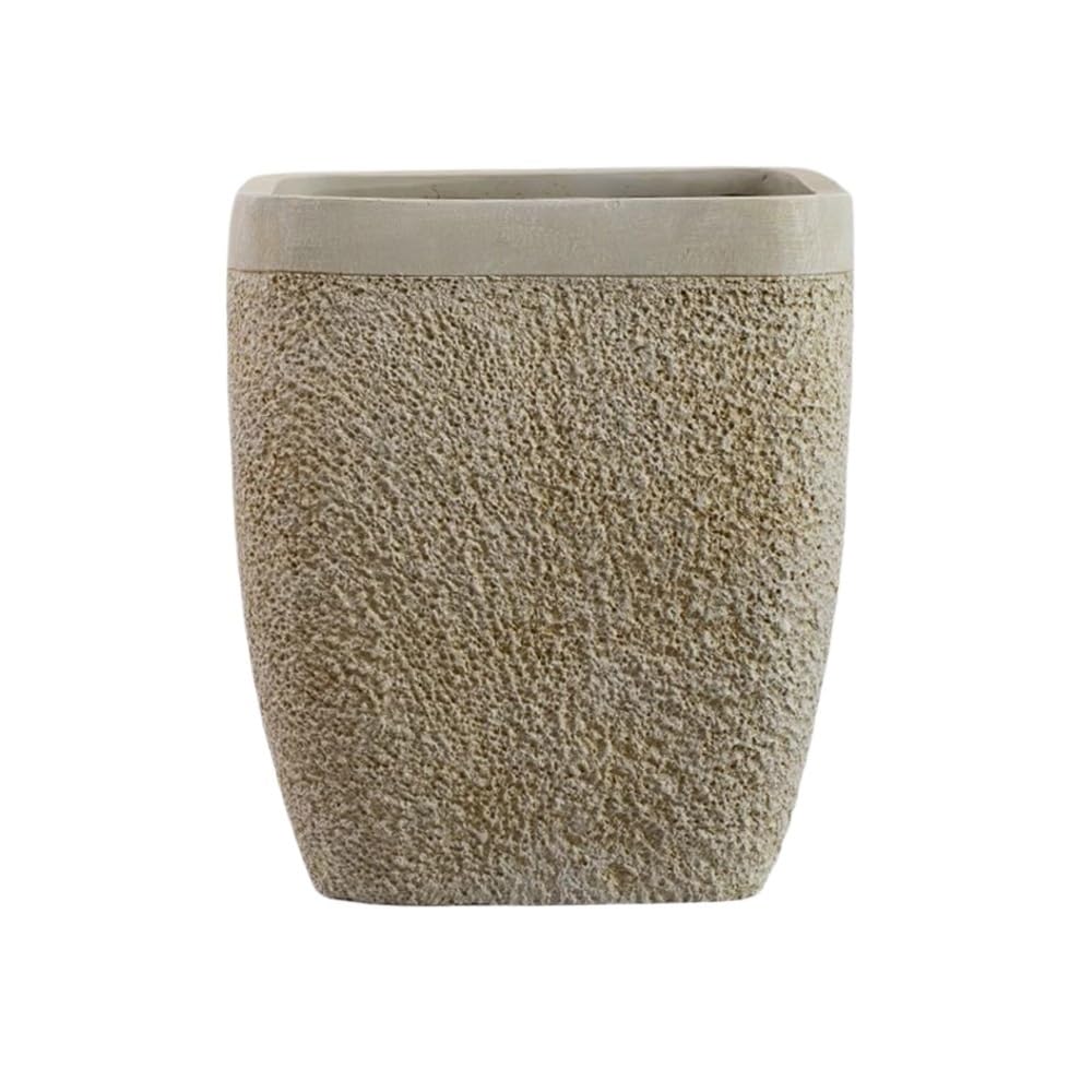 L8p2B5s7 Garden Pots Stone Pattern Flower Pot Magnesium Clay Floor Standing Planter for Balcony Living Room