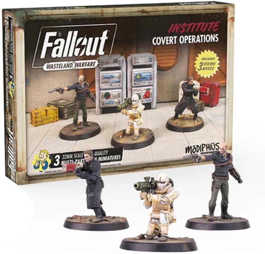 Fallout: Wasteland Warfare - Institute Covert Ops (Minis and Scenics Box Set)