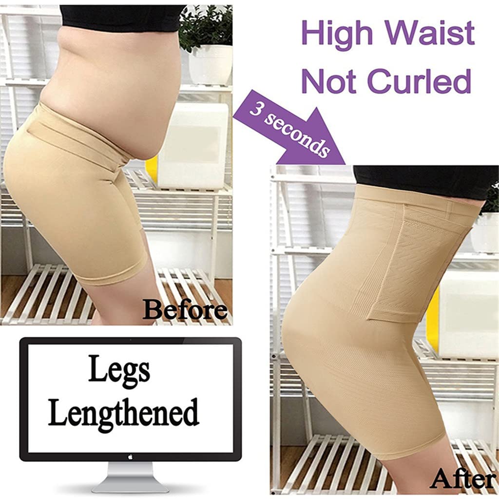 EKSED Corsé Levantador de glúteos Moldeador de Cuerpo, Bragas con Control de Barriga Firme, Ropa Moldeadora, Entrenadores de Cintura Alta, Fajas adelgazantes para Muslos con Ganchos