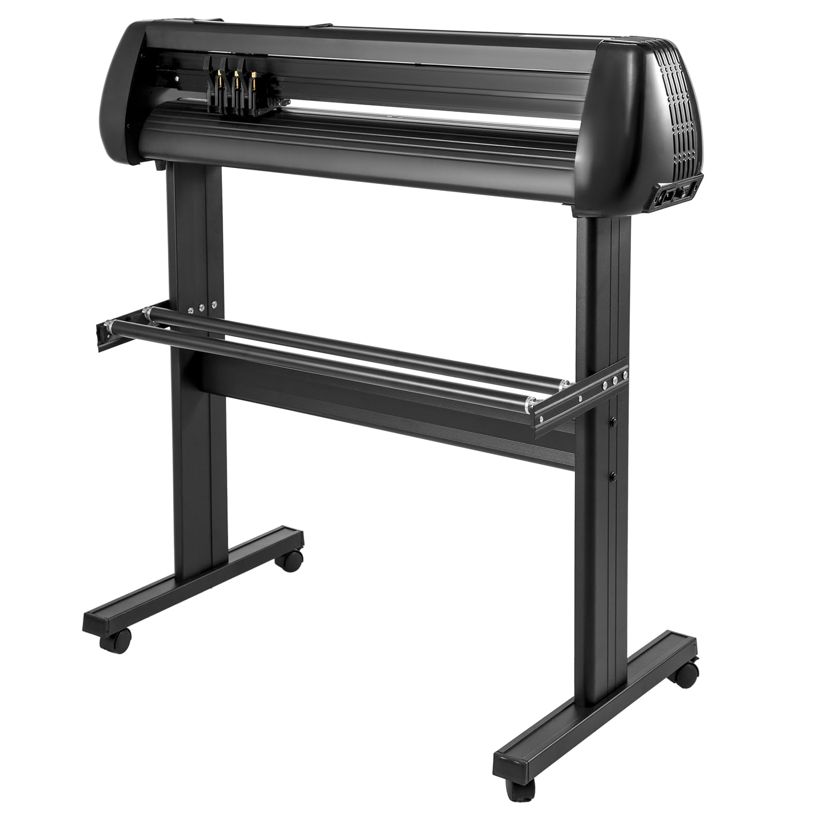 VEVOR Vinyl Schneidegerät, Vinyl Plottermaschine 870 cm Papierzufuhr Vinyl Plotter mit Bodenständer, Schneideplotter Maschine Einstellbare Geschwindigkeit SignMaster Software für Schilderherstellung
