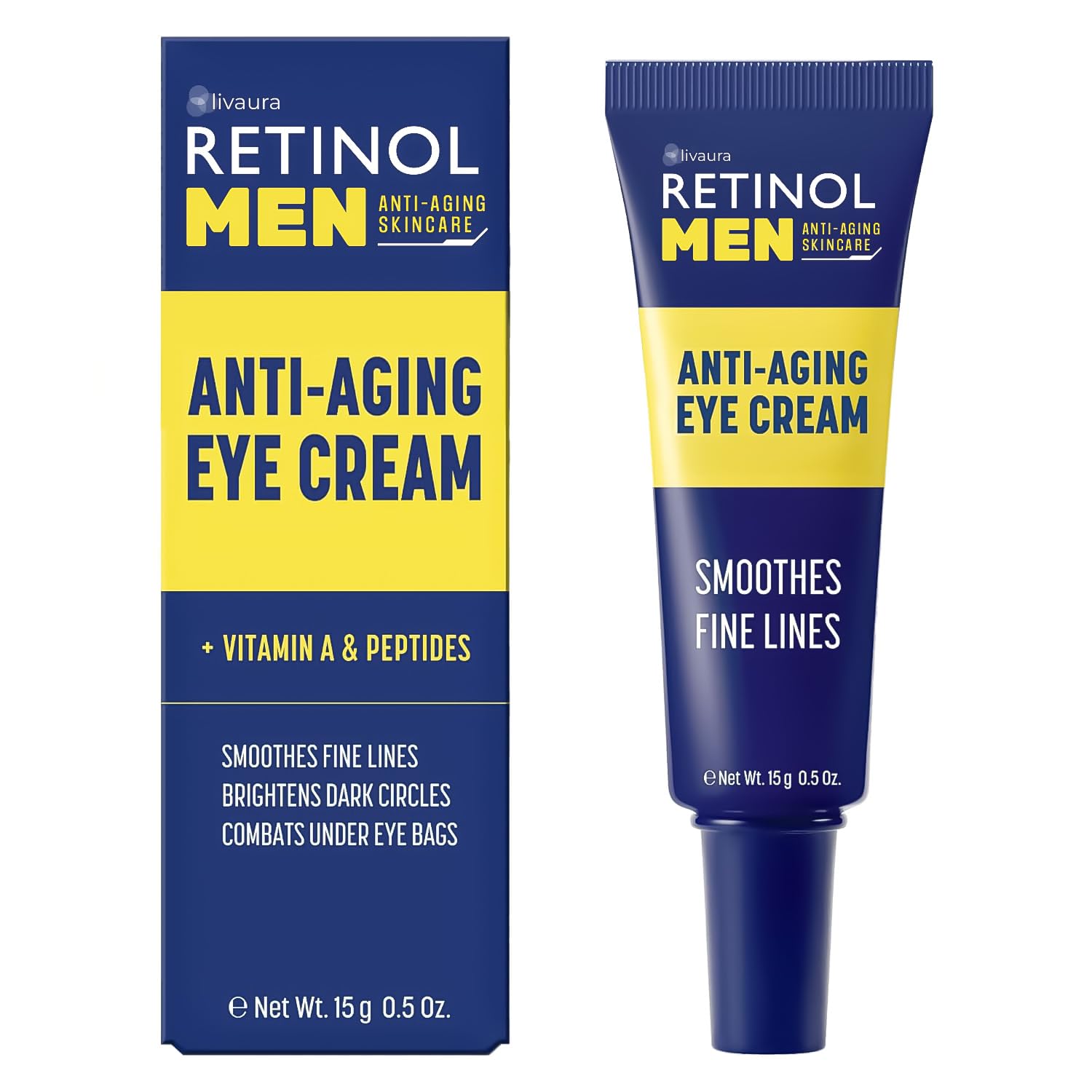 Retinol Men?s Eye Cream - The Original Retinol Eye Treatment For Men - Targets Under-Eye Area to Reduce Puffiness & Dark Circles, Boost Hydration & Drastically Minimize the Visible Signs Of Aging