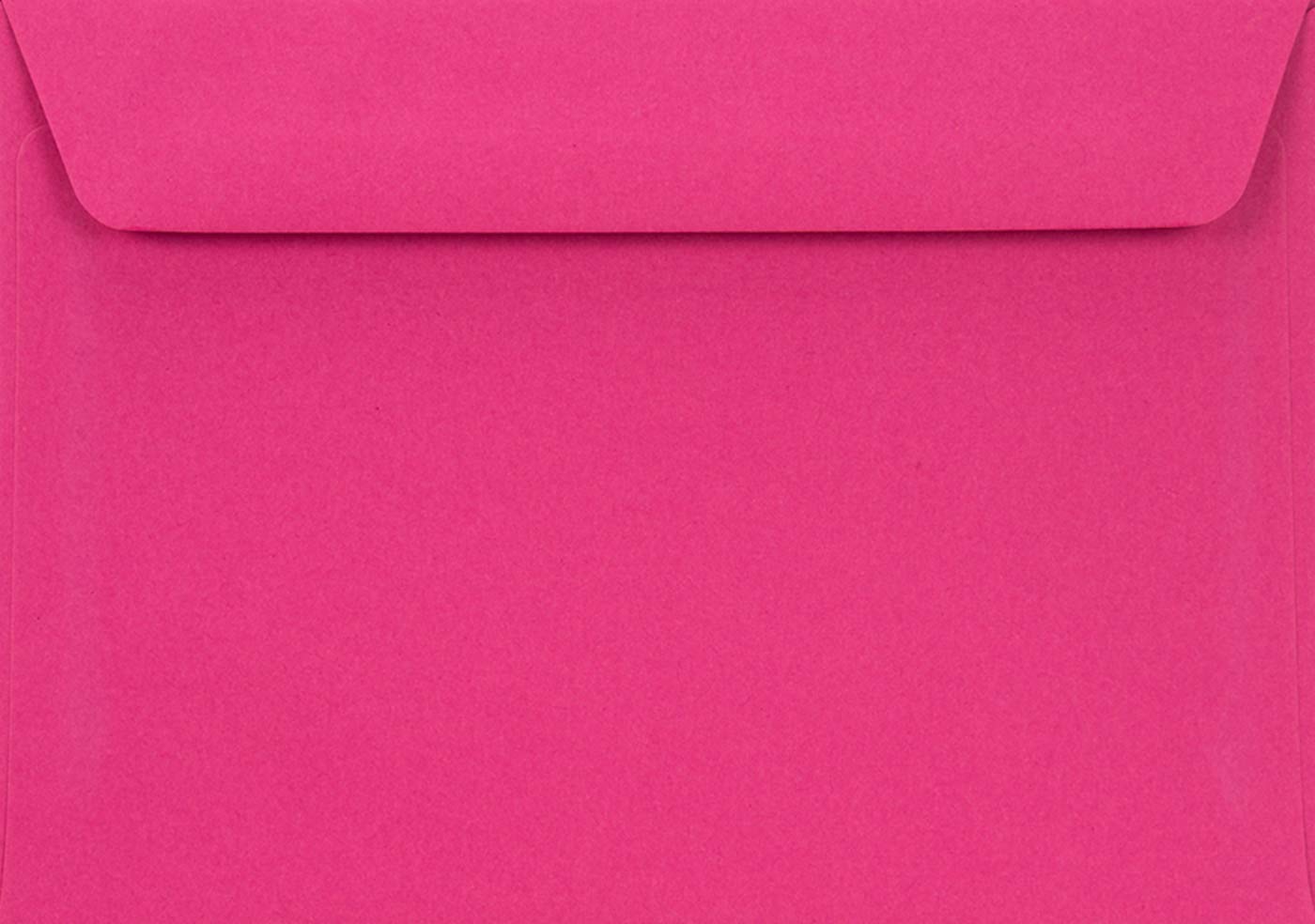 Netuno 500x sobres de color rosas oscuros DIN C6 114x162mm 90g Burano Rosa Shocking solapa autoadhesiva recta sin ventana para invitaciones boda tarjetas felicitación scrapbooking bautismo bricolaje