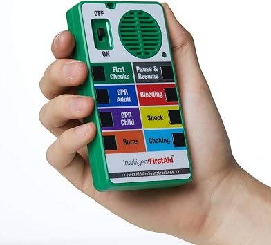 Talking Products, First Response Talking First Aid Training Module with Audio Guidance for First Aid Kits & Procedures. Essential Educational Classroom Resource for KS1 & KS2 PSHE