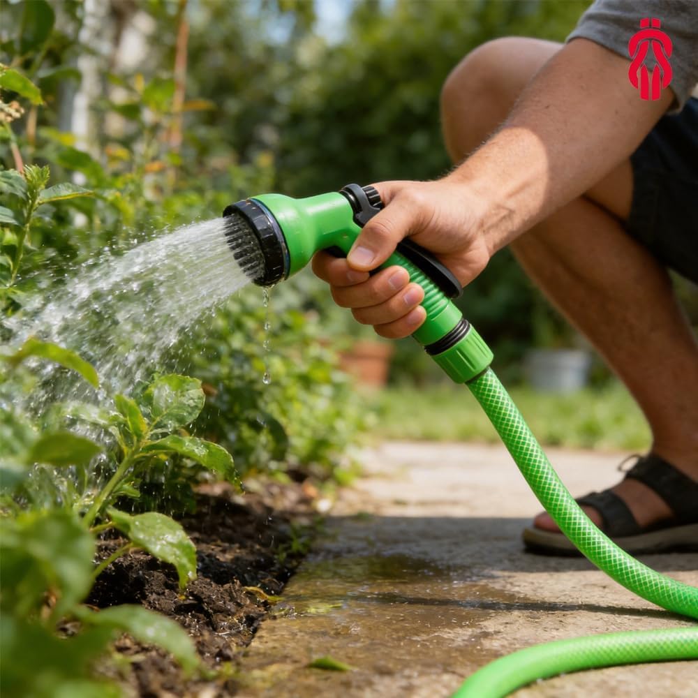 ESPIROFLEX Tubo da Giardino in PVC Rivestito in Plastica, lungo 25 metri (3/4"), per Irrigazione Domestica e uso Alimentare | Tubo Elastico e Flessibile Rinforzato con rete in poliestere | Modello Mal