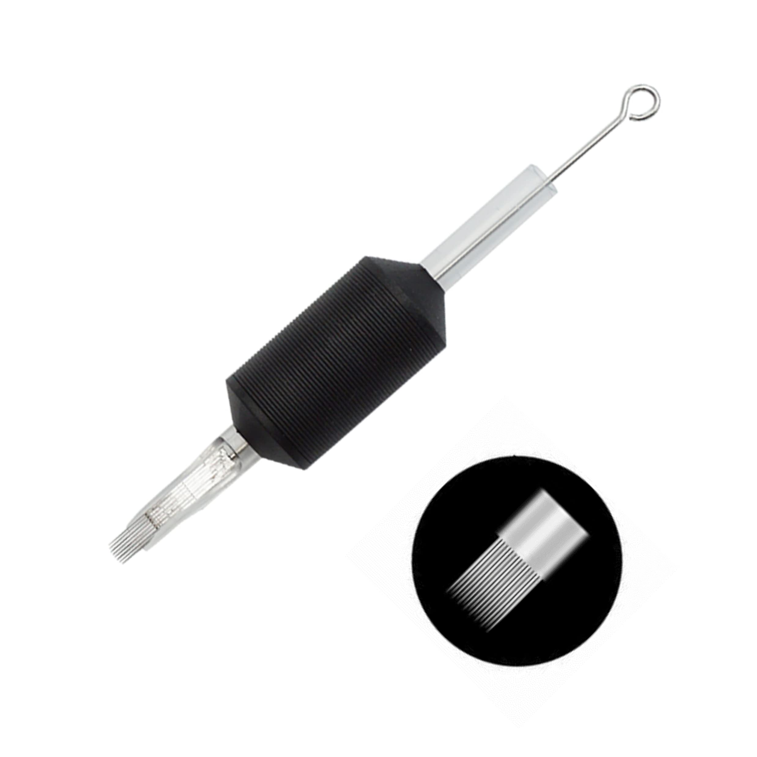 Tatmax 20 PCS Tattoo Needles Tubes Combo 1 Inch 25mm Flat Magnums: 5M1,7M1,9M1,11M1,13M1,15M1 (9M1)