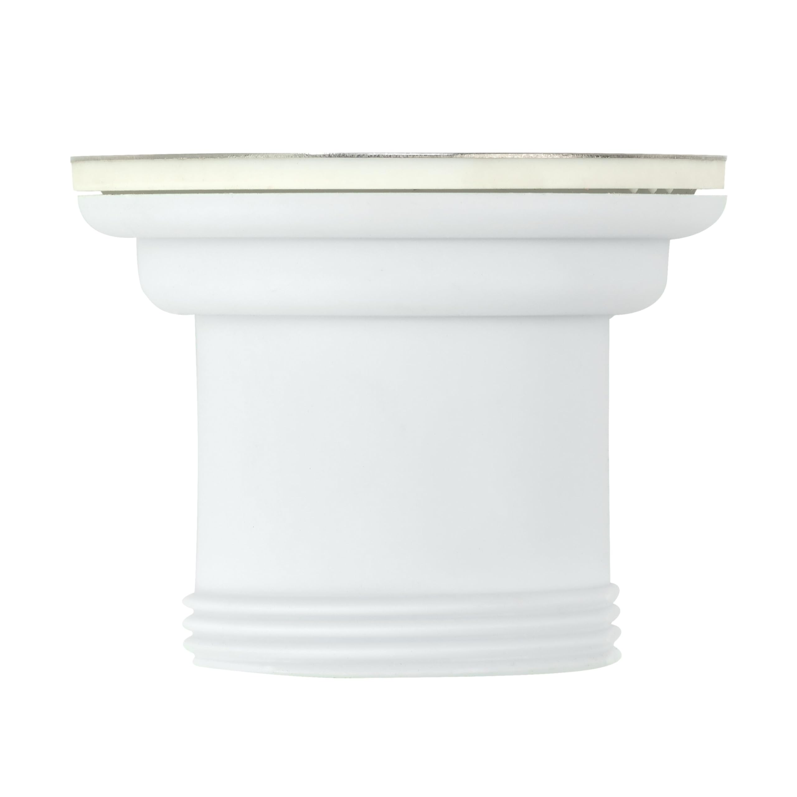 Wirquin Bonde évier cuisine 1 bac Ø50 mm sans trop-plein blanc