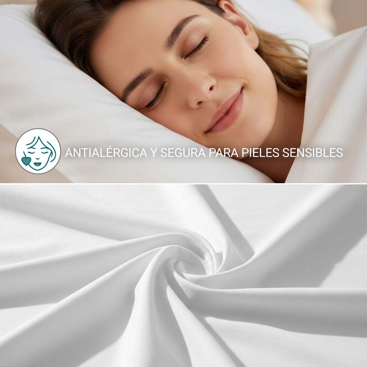 ECOMMERC3 | Poszewka na poduszkę 45 x 70 cm Opakowanie 2 100% bawełna - Poszewka na poduszkę Kolor biały Miękkość i świeżość zapewniają oddychalność, hipoalergiczność i trwałość odpoczynku
