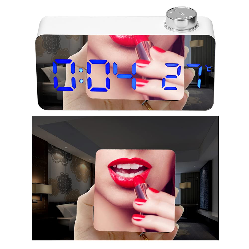 Réveil LED miroir résistant en ABS pour ne plus jamais rater votre alarme
