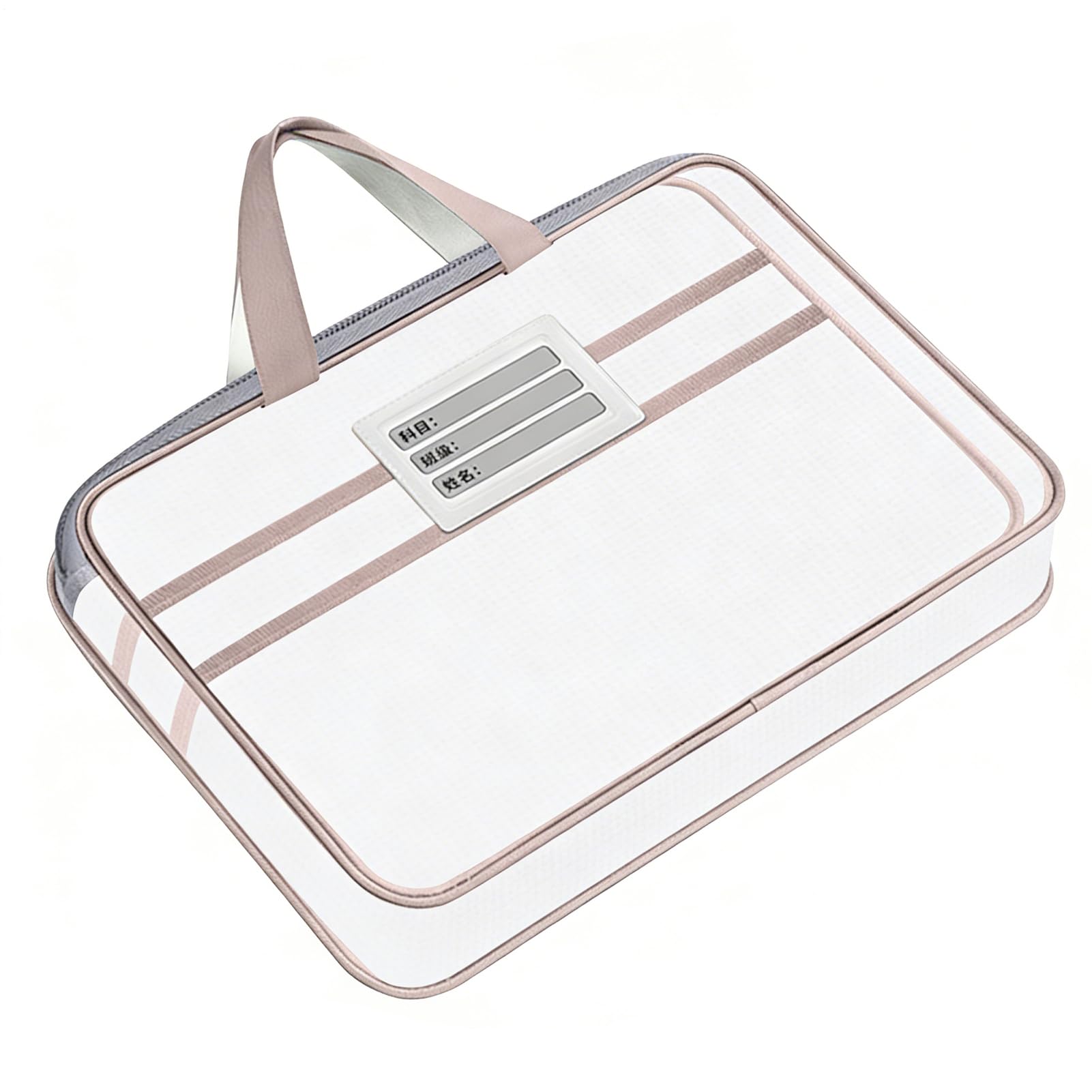 Document Bag,Mesh Zipper Tote with Handle,Document Storage - for Office Travel Students Exams Teacher School Classroom Work Home