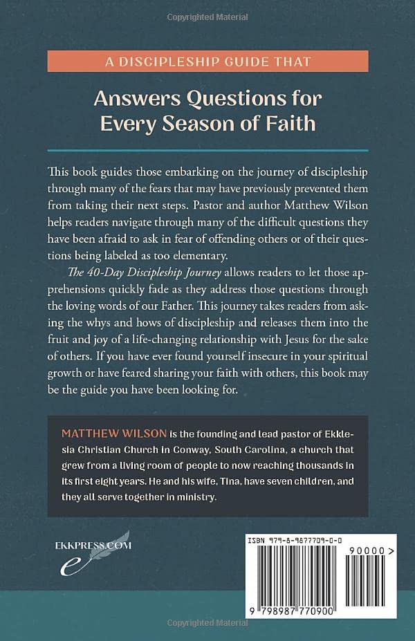 Miniatura 2 de The 40-Day Discipleship Journey Finding Answers to Why, What, and How of Following Jesus