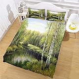 suavizante marsella bosque verde Patrón de personalidad: La impresión reactiva respetuosa con el medio ambiente, los colores y los patrones son vibrantes y hermosos