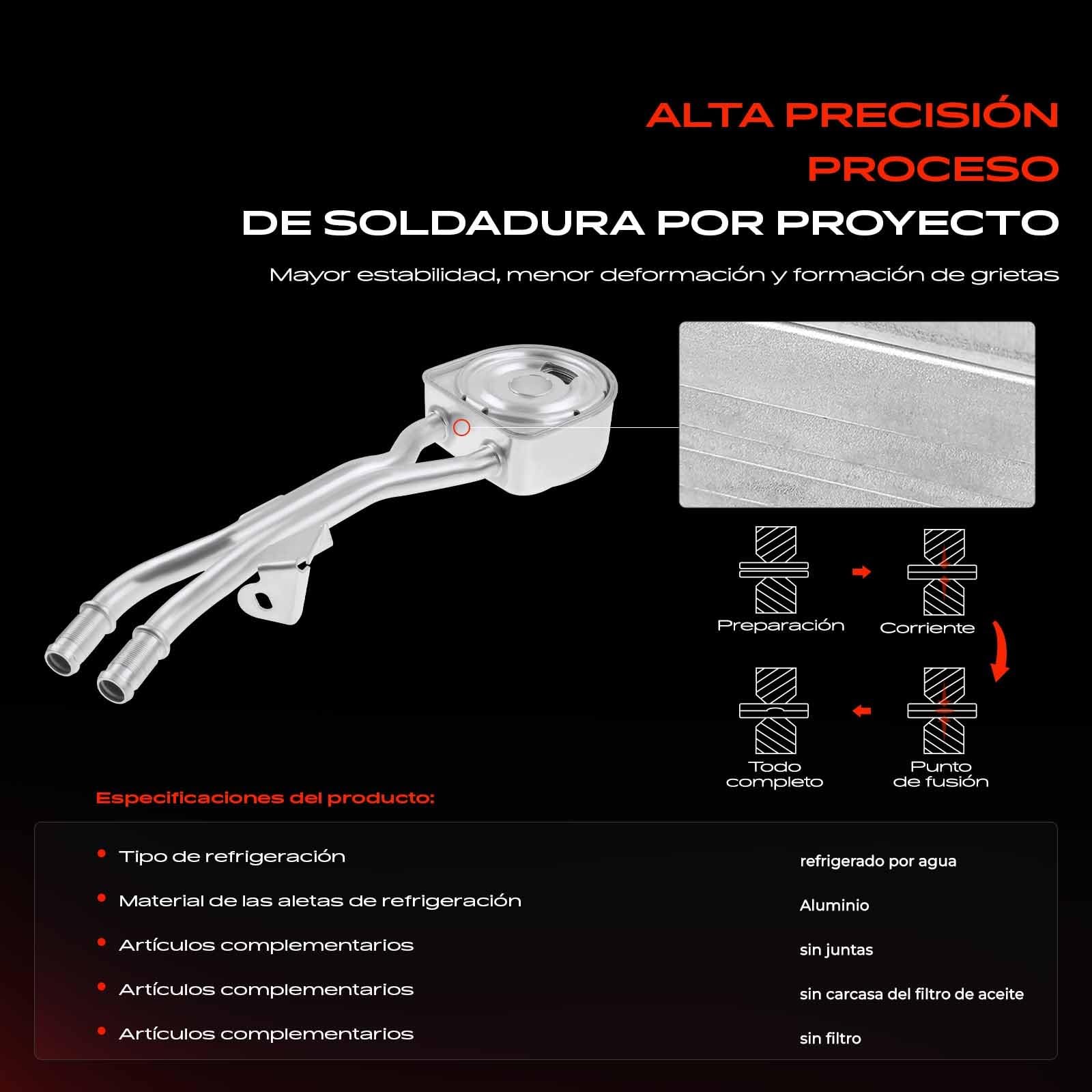 Frankberg Enfriador de aceite 49870251 | Compatible con: Saxo S0 S1,106 II 1A 1C