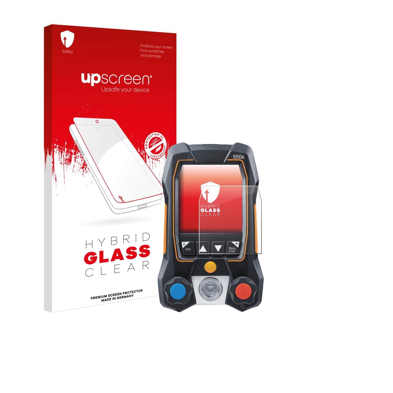 Upscreen Pellicola Protettiva Hybrid Glass Per Gigaset GS110 - Durezza 9H - Anti-impronta E Trasparente