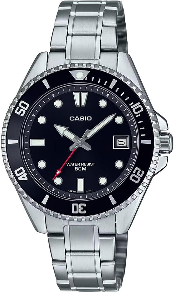 [Casio] 腕時計 MDV-10D-1A1VEF メンズ シルバー