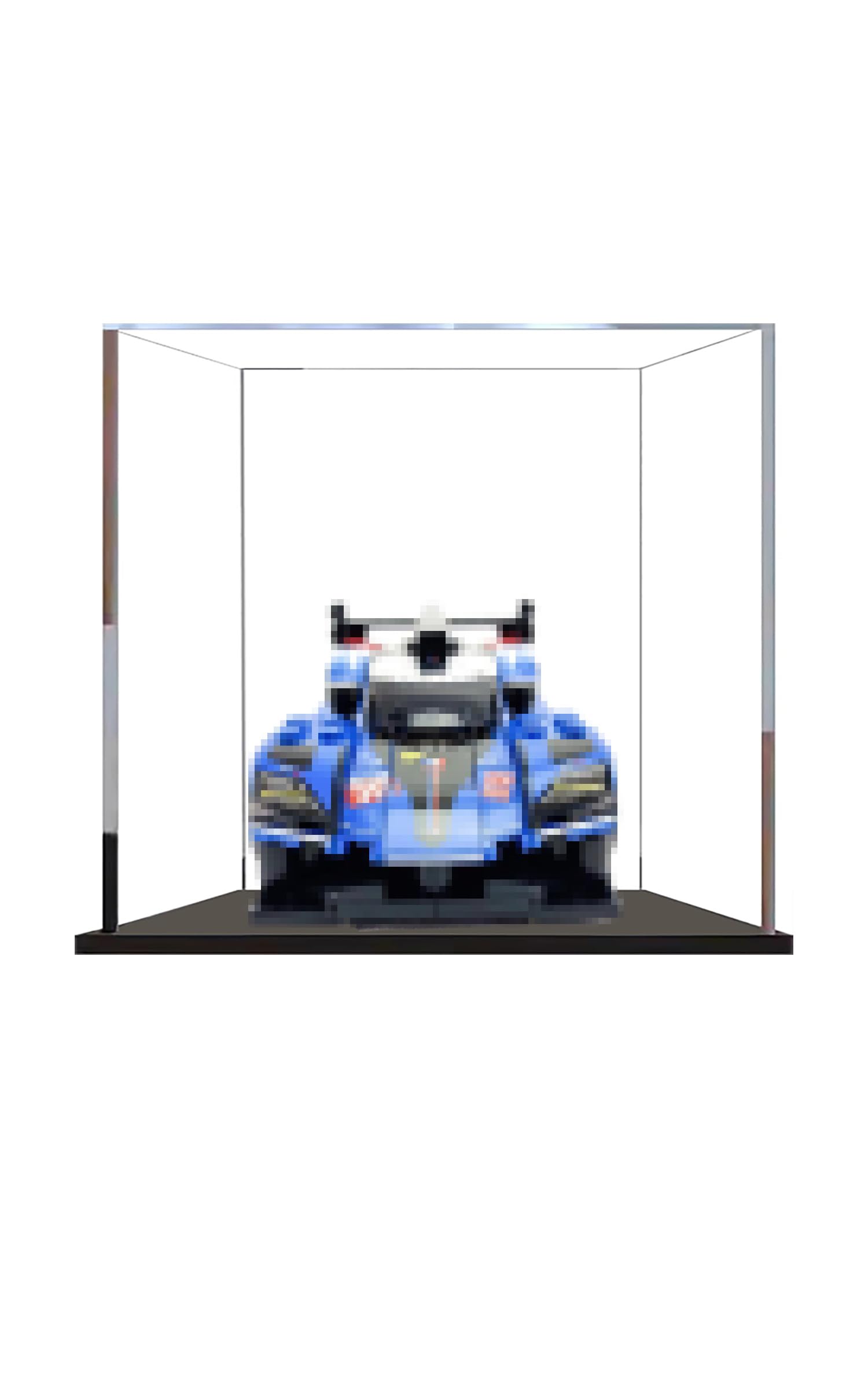 Staubdichte Acryl-Vitrine, Entworfen für Lego 21344 Der Orient Express, Ideas-Serie, Zugmodell, Aufbewahrungsbox, transparente Box, Ausstellungsbox kompatibel mit Lego 21344 (Kein Modell)