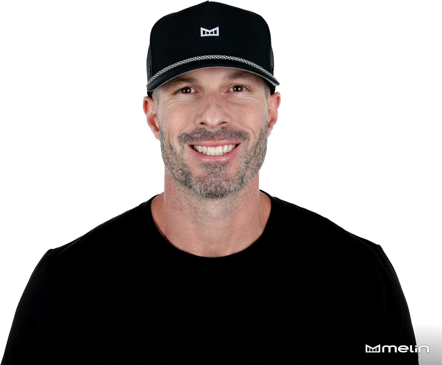 melin Odysea Rope Bulls Icon Hydro, Trucker & Rope Hat, Performance Hat for Men & Women, Water-Resistant Fitted Baseball Cap - Image 3