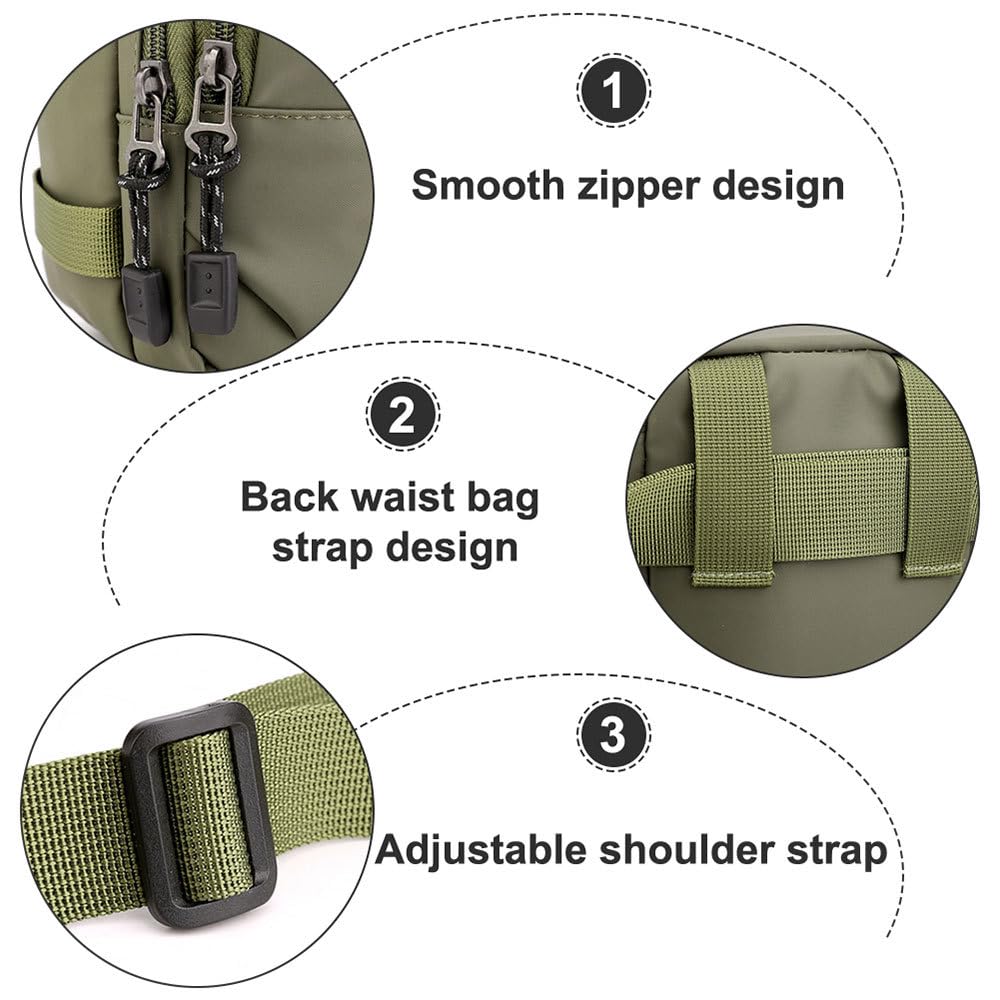 Bolsa for transportar botellas de agua, riñonera táctica con soporte for bolsa de hidratación extraíble y cinturón ajustable.,Botella de camping(Armygreen)