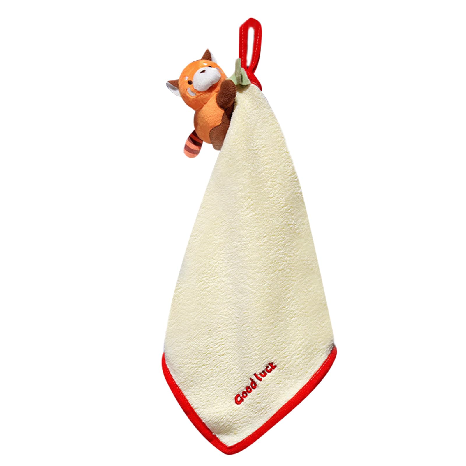 Tsophreniq Hand Towel Fun Cartoon Hanging Hand Towel Features Cartoon Designing for Kids and Family Use Lovely Soft Fleece
