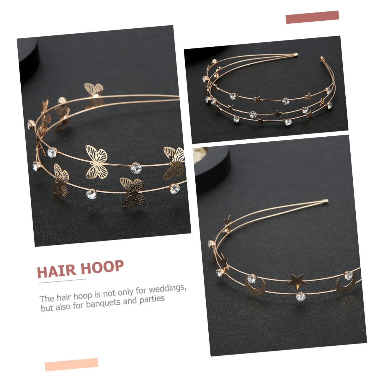 Healeved 15pezzi Fasce Per Multifunzione Design Matrimoni e Speciali Adatte e Ragazze