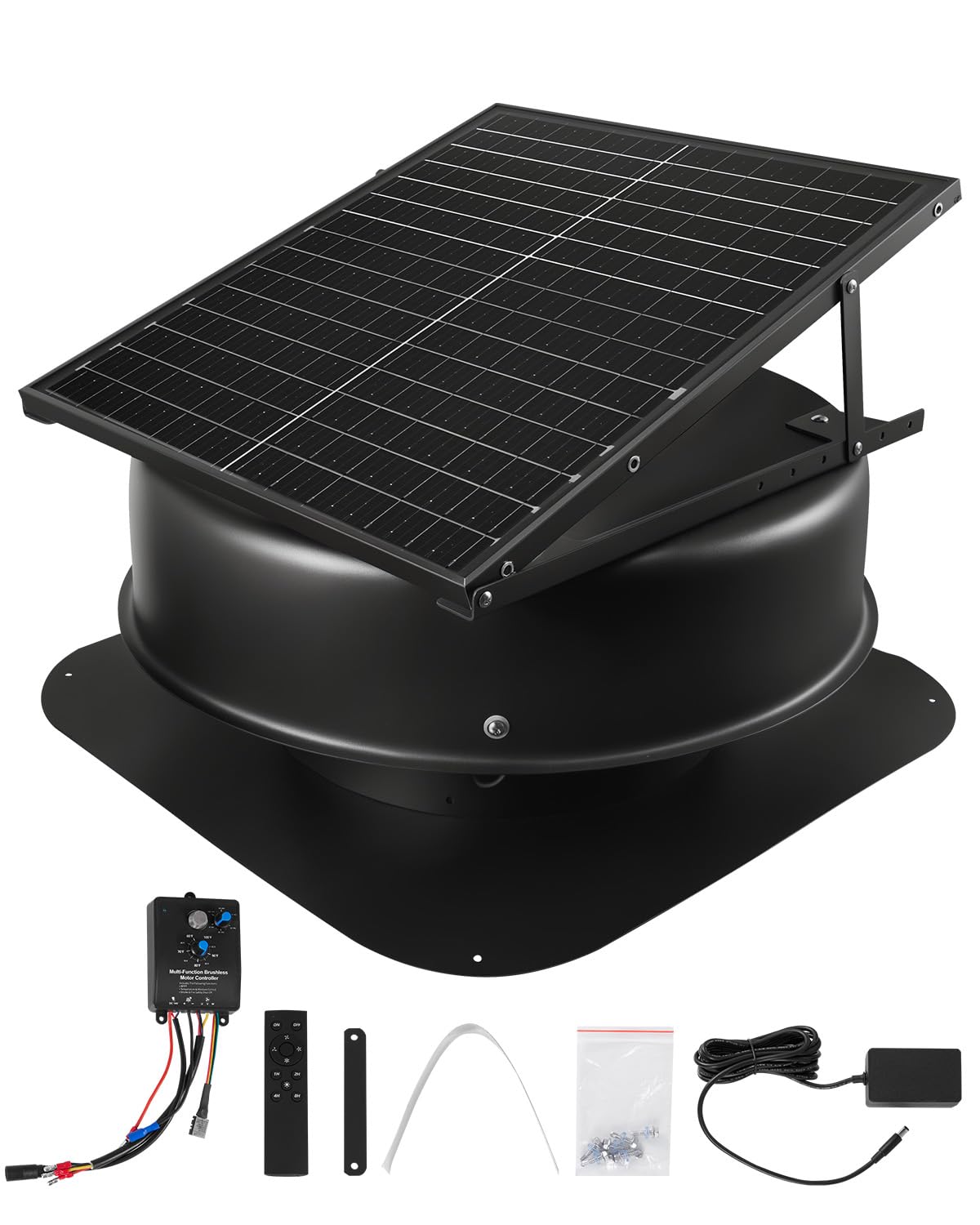 VEVOR 42W Solar Attic Fan