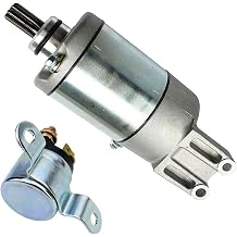 Starter Motor & Solenoid Relay for Can-Am Outlander 450 400 330 All Models 2003-2023 2X4 4X4 6X6 Max XT L T EFI, 18823 420684280 420684282 420684283