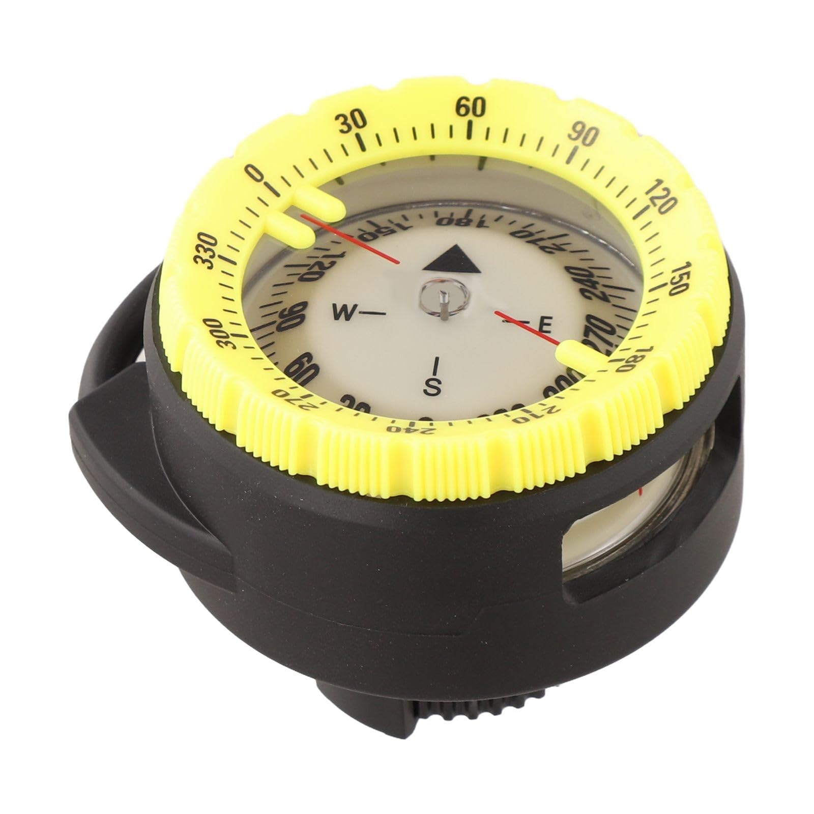 Boussole de plongée lumineuse avec fenêtre de lecture pour navigation à 50m