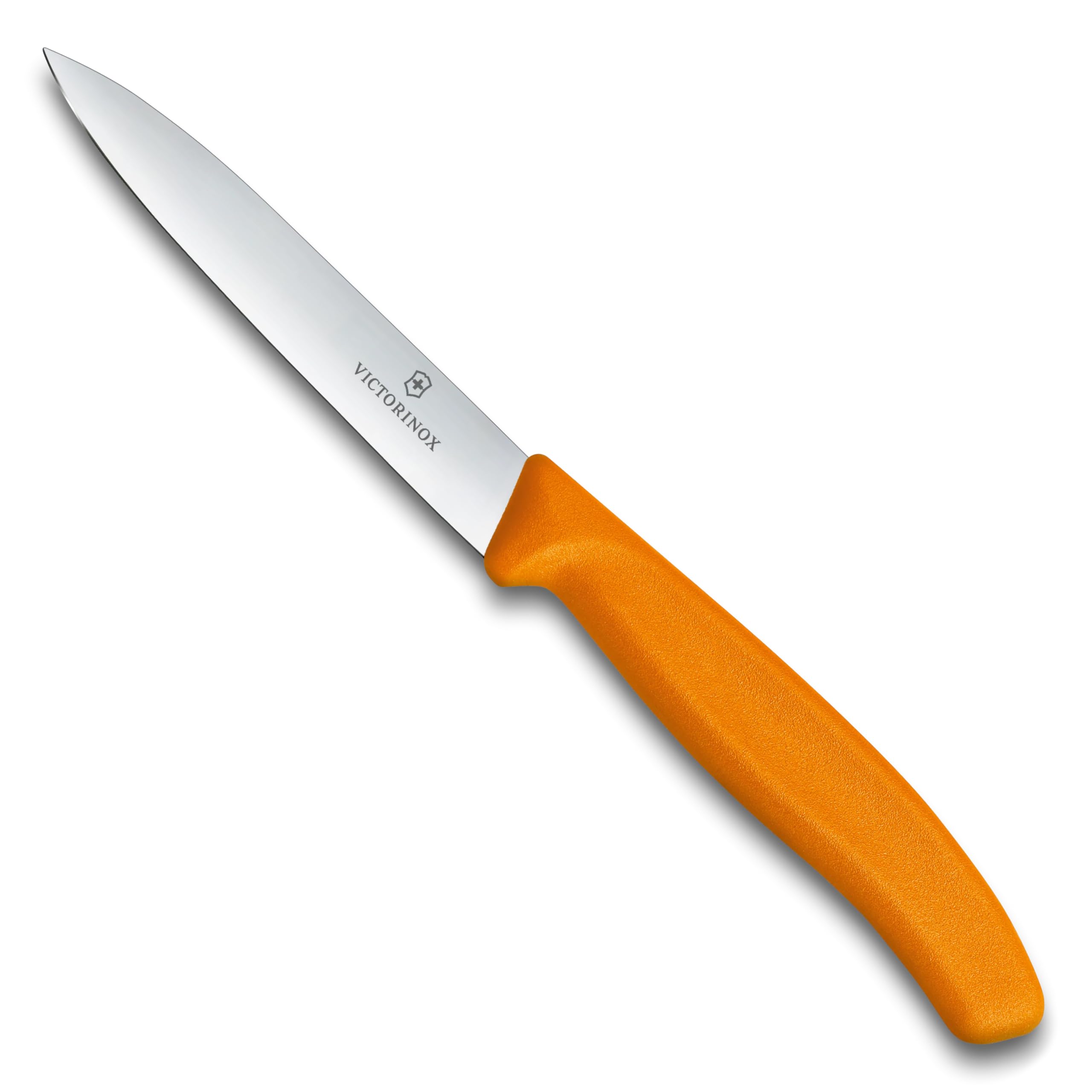 VICTORINOX(ビクトリノックス) ペティナイフ 10cm 直刃 食洗機対応 オレンジ パーリングナイフ スイスクラシック 6.7706.9-X1