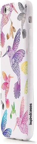 Miniatura 10 de Inspired Cases - Funda con textura 3D para iPhone 13 Mini - Funda de goma para parachoques - Funda protectora para Apple iPhone 13 Mini - Colibríes