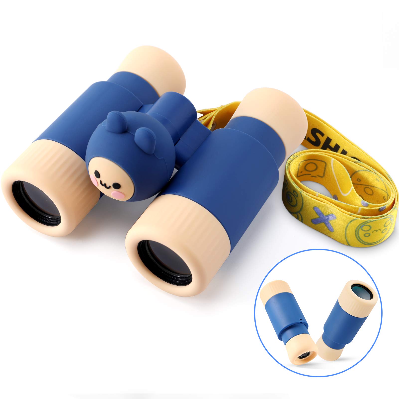 VOLADORBinoculars for Kids, Compact Detachable Binocular 10x28 High Resolution for Boys & Girls, Mini HD Folding Telescope for Bird Watching,Hunting,Travel,Camping