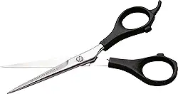 Marco Boni Tesoura Profissional Fio Laser P/ Corte Cabelo 6'' Cabo Plástico Aço Inox 1706 Preto 1 Unidade