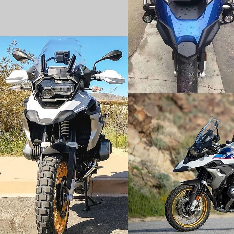 Cubierta extensora de rueda de extensión de carenado de pico delantero de motocicleta, for BMW R1200GS R1250GS R 1200 GS LC R 1250GS 2018-2023(Carbon Look)