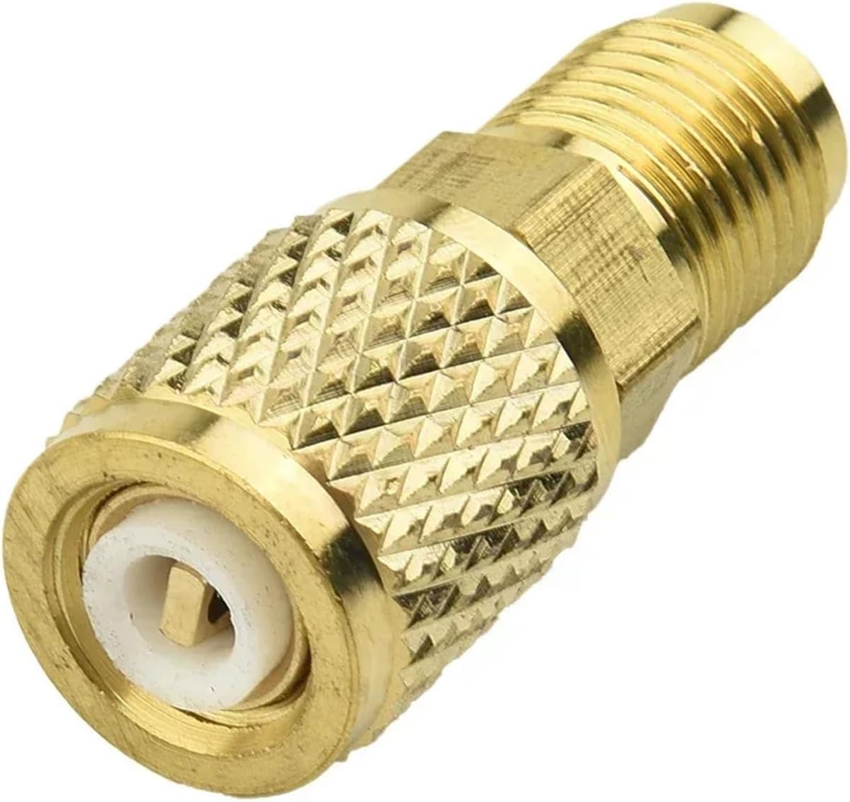 R32 Refrigerant Adapter 6pcs R32 R410a Refrigerantion Connector Head Male 5/16 to Female 1/4 SAE Adapter Air Conditioner Quick Coupler Condition Part for Tanks Mini Split Systems Accessories