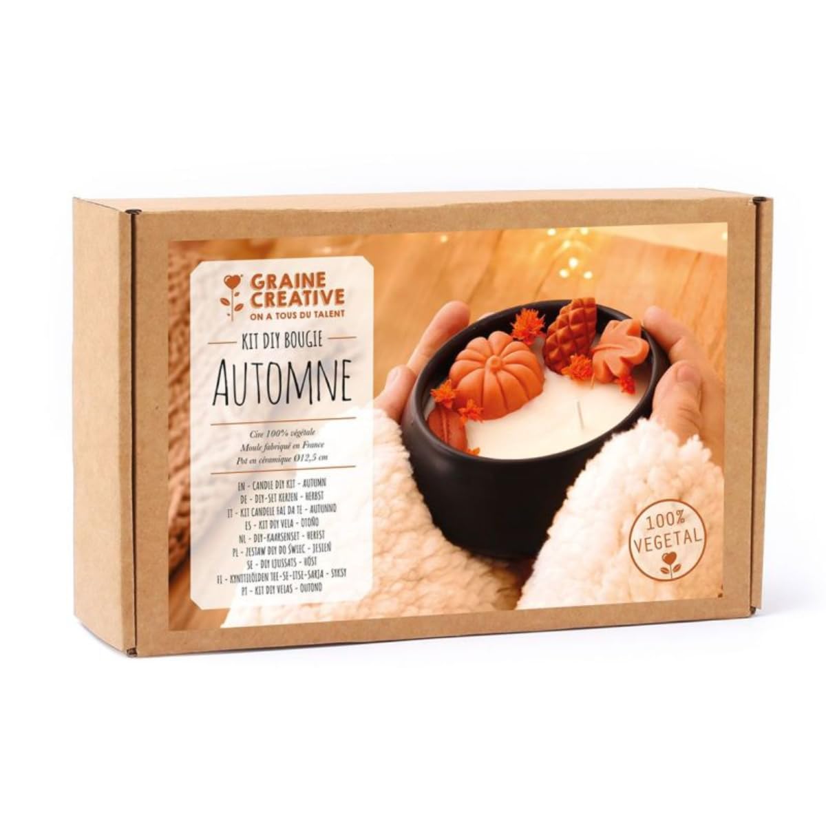 MES COURSES EN VRAC Kit DIY Bougie automne