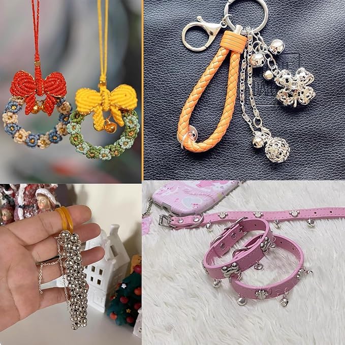 Amazon.co.jp: Pinenjoy 300個 すず 鈴 キーホルダー ベル クリスマス