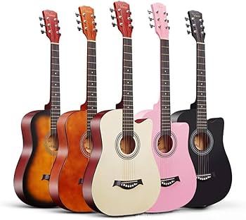 アコースティックギター 入門一式10点セット Amazon | AZIEBAY フォークギター初心者専用アコースティックギター10