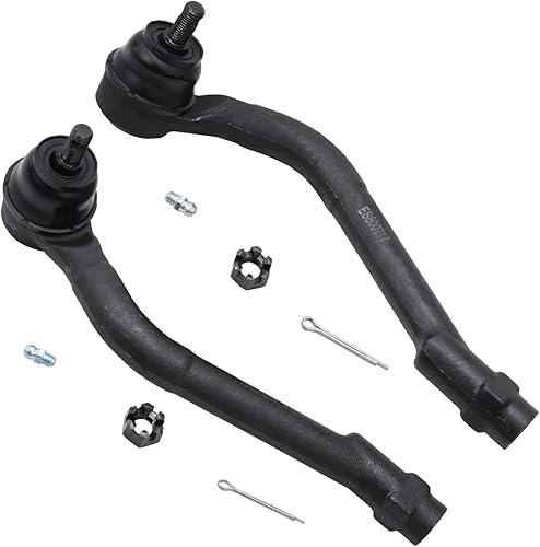 Detroit Axle - Barras de acoplamiento delanteras para Kia Sportage Cadenza Optima Hyundai Azera Sonata Tucson, 2 extremos de barra de acoplamiento