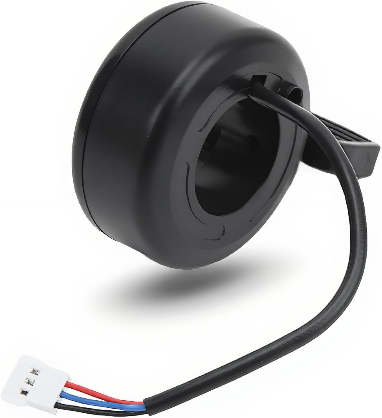 Throttle Speed Control Comfort Grip Replacement Electric Scooter Bike Throttle Handle for Electric Scooter (Black Plastic)