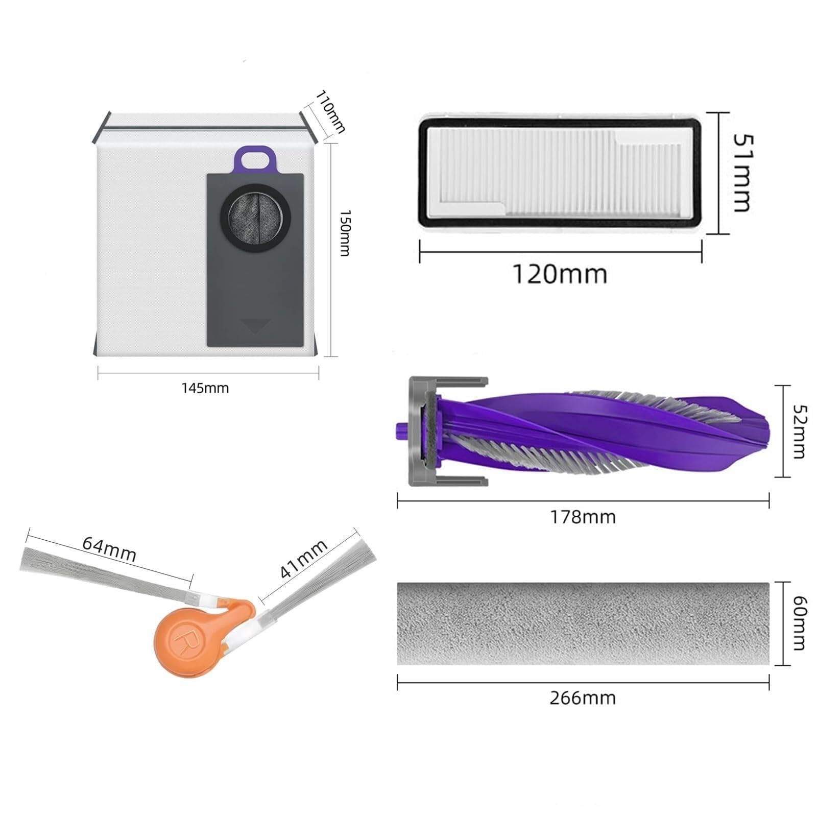 Kit 17 Pezzi Ricambi Compatibile Con Narwal Flow 2