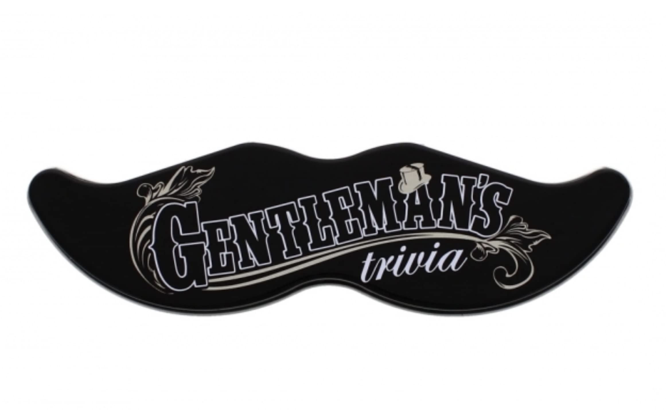 Gentleman's Trivia – Gioco Di Carte A Tazze – Barattolo A Forma Di Baffi – Regalo Divertente E Originale