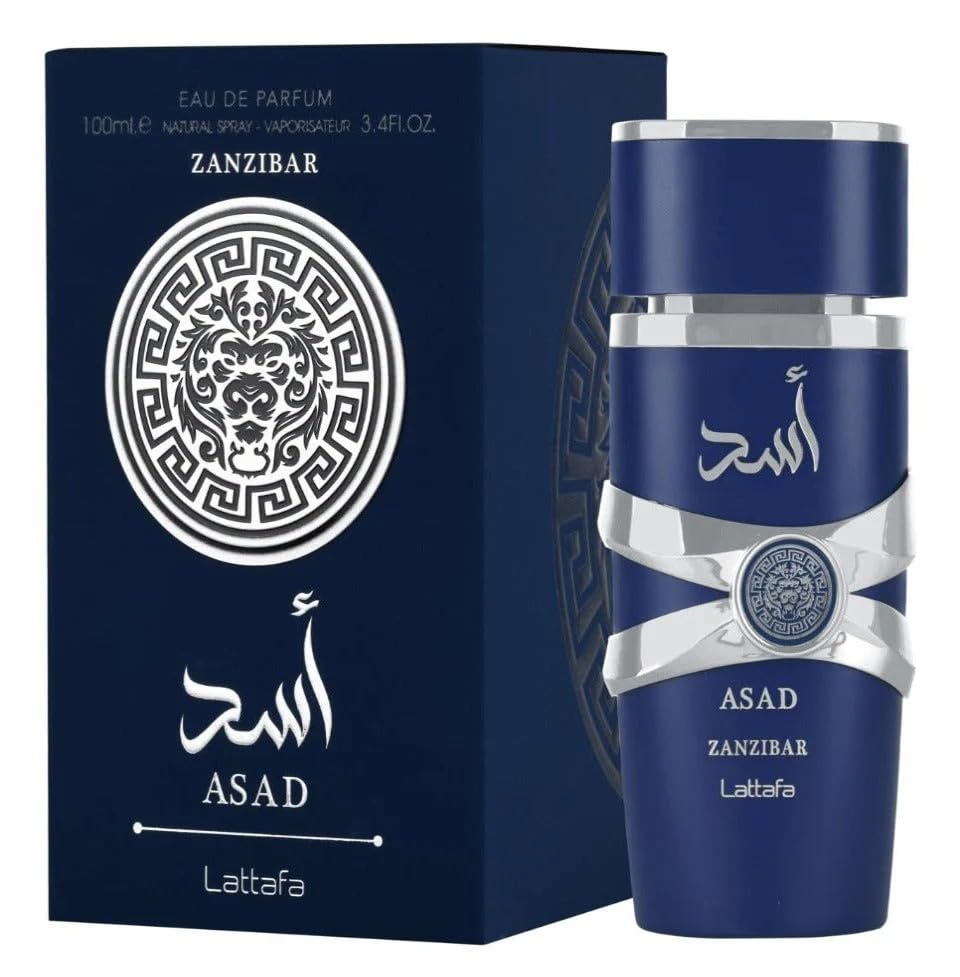 Asad Zanzibar Eau De Parfum for Men, 100ml