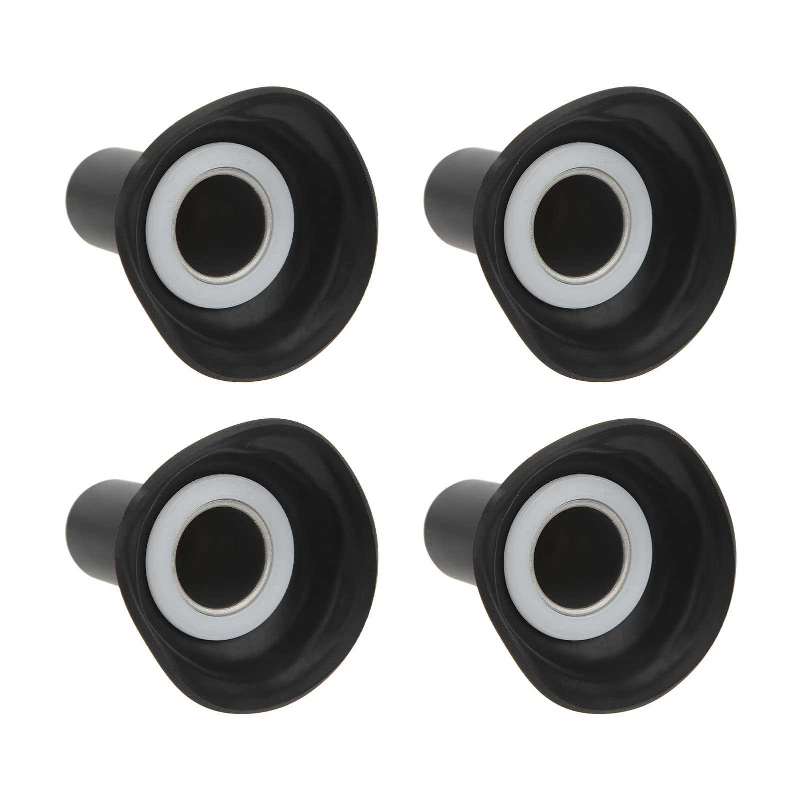 Tbest Kit de Diafragmas de Vacío de émbolo de Carburador, 4 Juegos de émbolo de Diafragmas de Vacío de Carburador de Repuesto para Vmax 1200 VMX1200 1985‑2007
