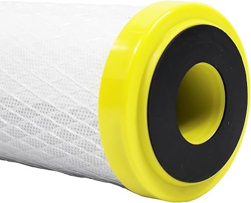 Miniatura 3 de Neo-Pure CHLM-2510 Filtro de bloque de carbono de cloramina 9-78 pulgadas x 2-12 pulgadas, 1 micrón - Filtración de alta eficiencia para eliminación