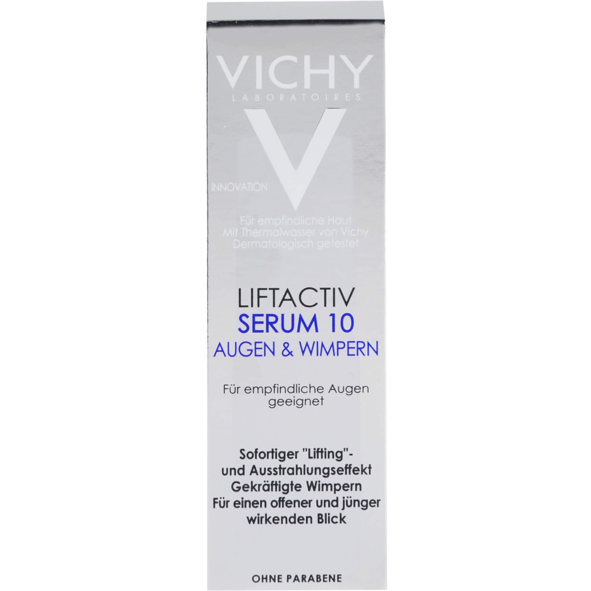 Liftactiv Serum 10 Augen & Wimpern, Augenpflege mit Hyaluron, Anti-Aging-Serum für einen Lifting-Effekt in der Augenpartie und kraftvollere Wimpern, Für reife Haut, 15 ml