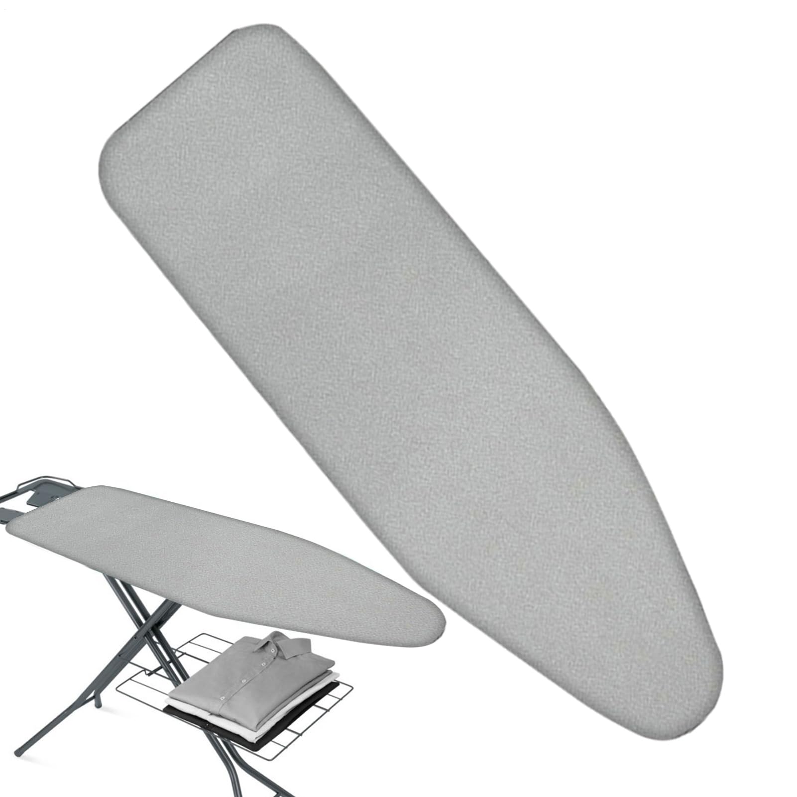 Eoixuqba 100 x 34 cm Ironing Boards Cover, Thermal Reflective Cover Ironing Boards, Cotton Padding, Table Ironing Boards Cover for Ironing Boards with Elastic Edge