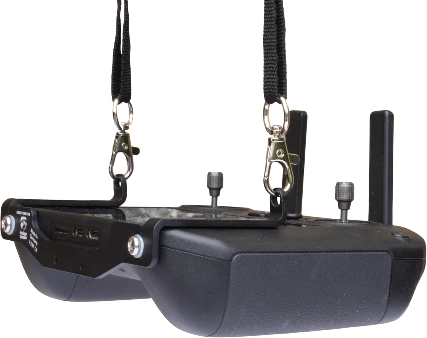 Roboterwerk - Universelles Schultergurt-System für DJI Controller: Kompatibel mit DJI Smart, RC Pro, RC & RC2 - Innovative Waagerechte Aufhängung für Stabilität und Präzise Steuerung