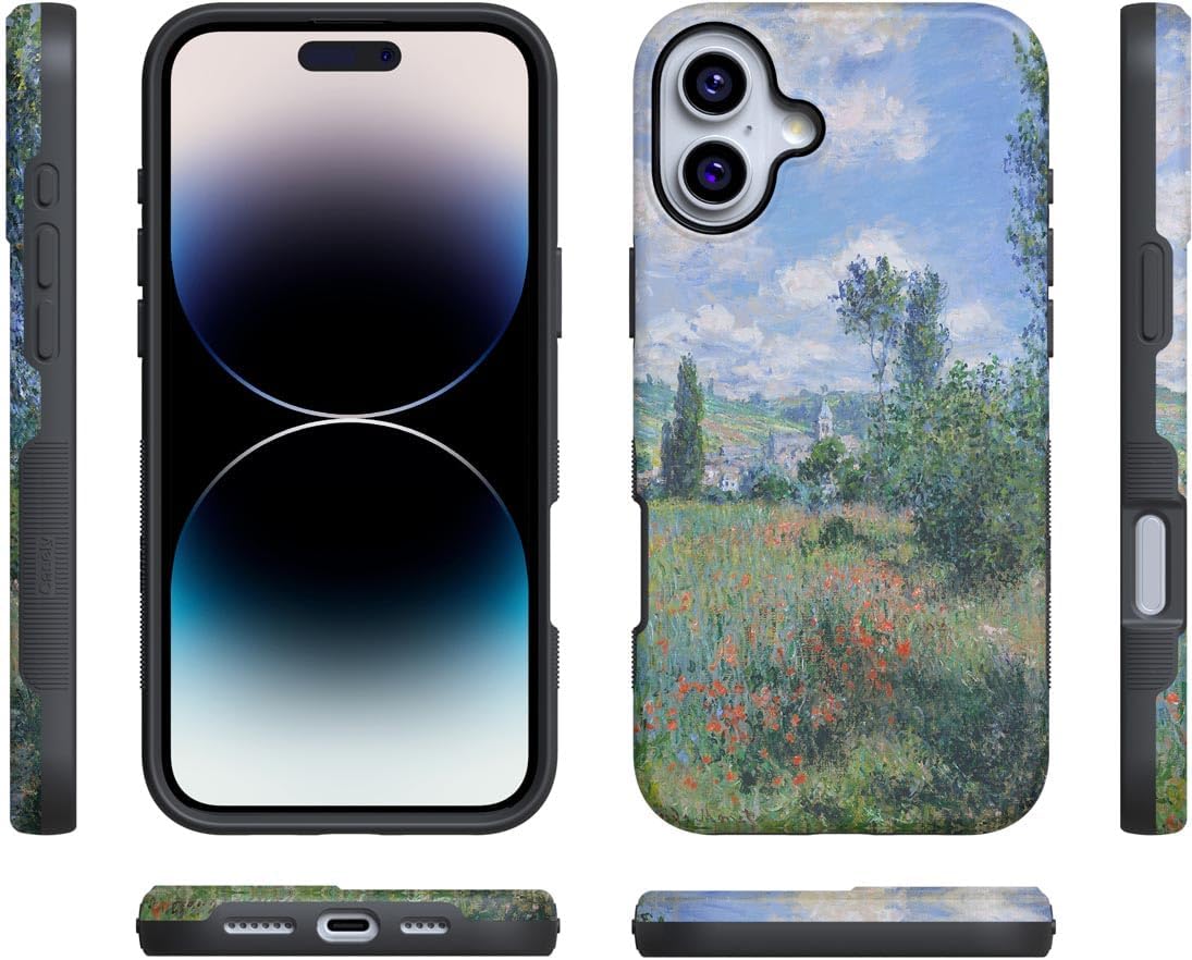 Casely iPhone 16 Case | Monet's View | The Met Museum | Bold Protective Design | Compatible with MagSafe