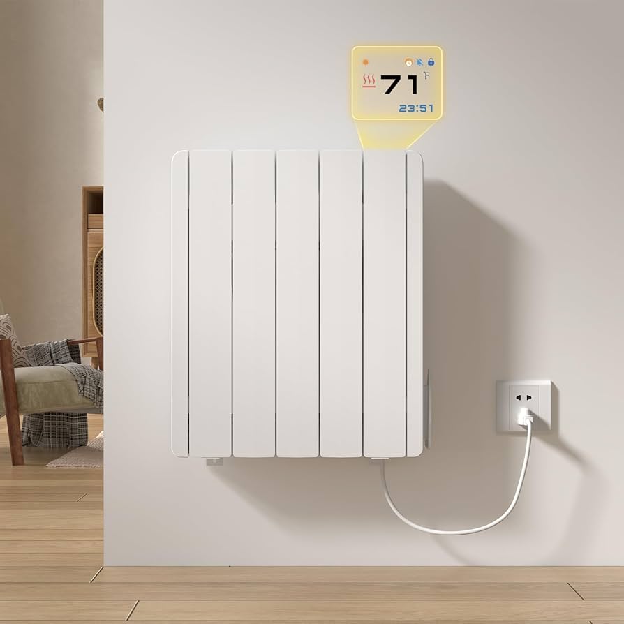 CONVECTION HEATER 800W 360度首振り Amazon.com: Electric Wall Heater for Indoor Use LED Display