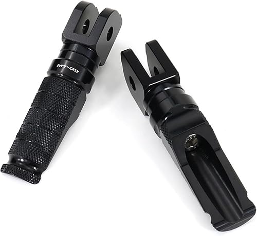 Miniatura 2 de Motorcycle Front Footrests Foot Pegs Pedals Fit MT-07 MT-07 GT MT-09 MT-09 SP MT-09 GT XSR700 XSR900 (Color  Red MT-09 Logo)