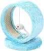 TDDGG PinhBlue Cats Scratcher Tree Pet Play Toy Mouse Furniture Scratching Post Climbing Frame Cats Furniture Pet Product Jumping Toy Color : Blue