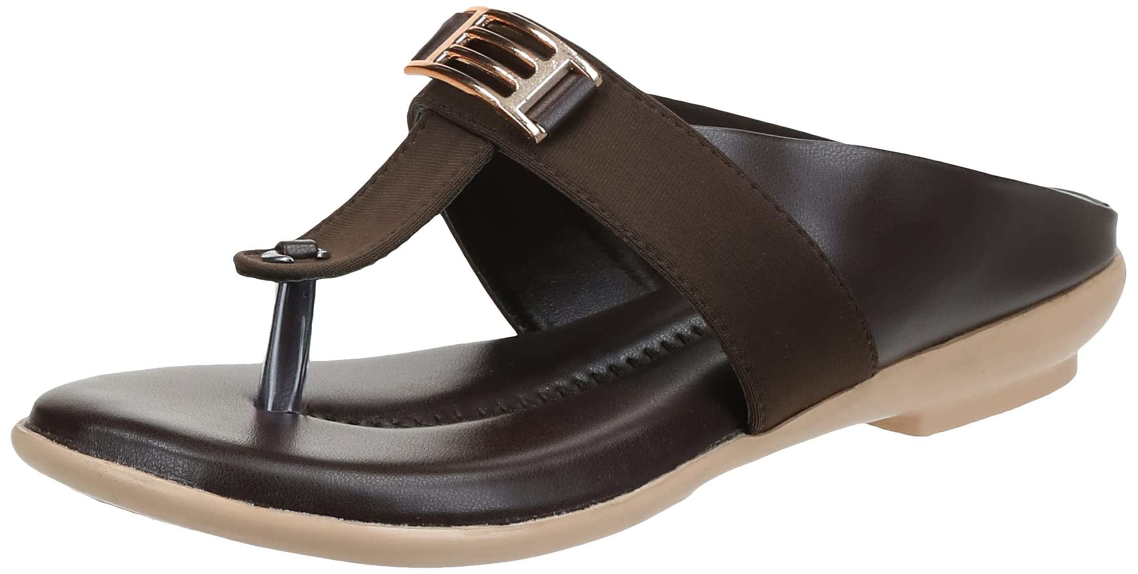 Centrino Womens 6201 Brown Thong Comfortable Ortho Care Ladies | Fashion Wear Sandal & Chappal | Soft Cushioned for More Comfort-4 Kids UK (6201-02) (B09F3PZ83N) Amazon Price History, Amazon Price Tracker
